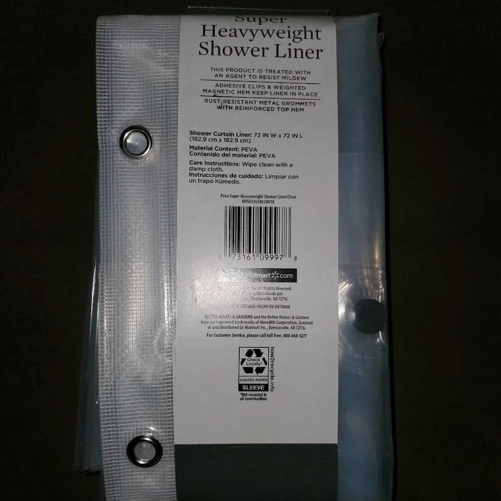 Better Homes & Gardens Shower Curtains || Set of 2
